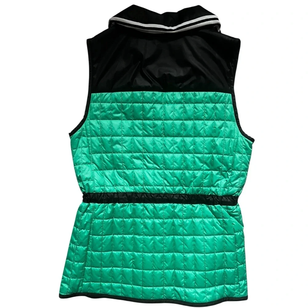 Zenergy By Chicos Vibrant Green Quilted Vest Like New! 0 or S - Picture 4 of 7